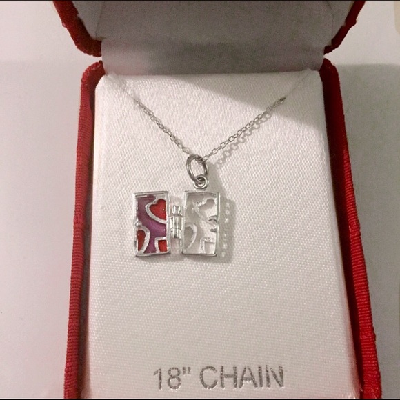 🔥💎 NWT Heart Locket Necklace - Picture 7 of 8